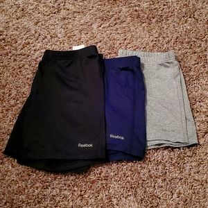 3 pairs of Reebok Spandex Shorts